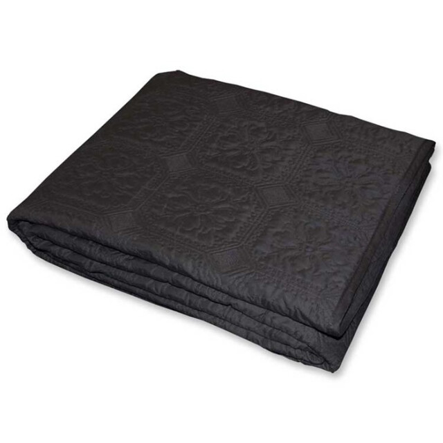 Unique Living rick bedsprei 220x220cm donker 3014098 large