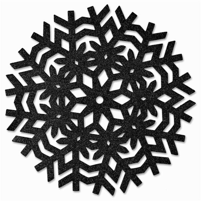 Unique Living | placemat ice | rond | polyester | | Ø38cm 3014288 large