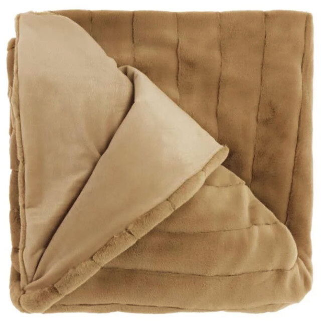 Unique Living plaid norah latte -150x200cm 2995152 large