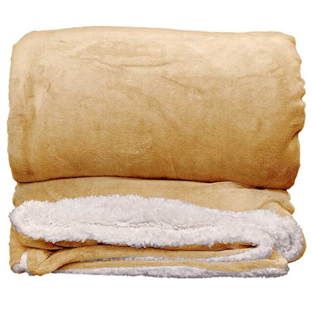 Unique Living plaid lars latte -220x240cm 2995567 large