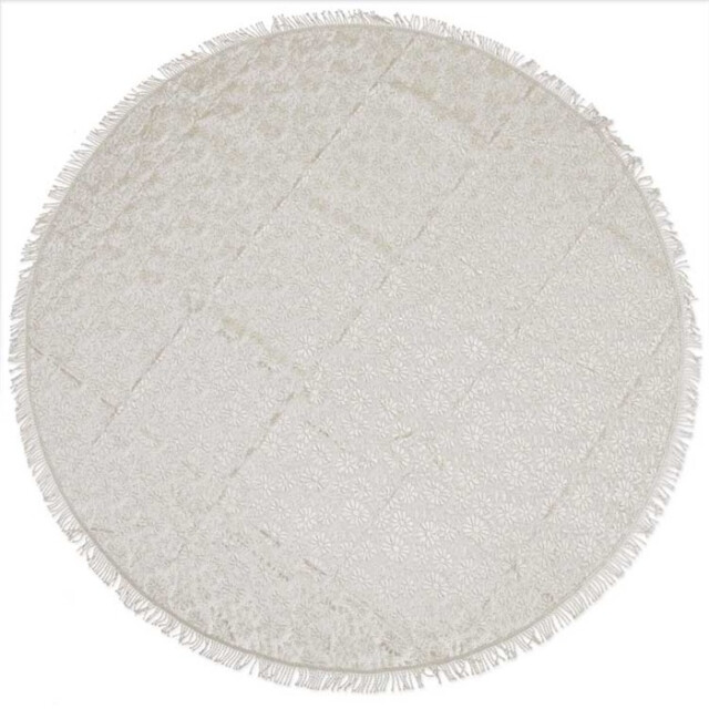 Unique Living | tafelkleed foam unique outdoor 160cm Ø pebble 3014345 large