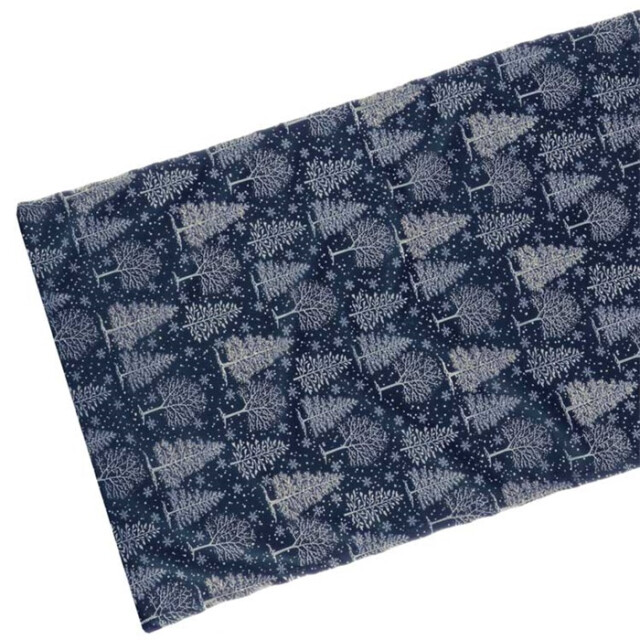 Unique Living | tafelloper siri 45x150cm dark blue 3014385 large