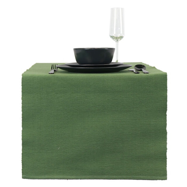 Unique Living | tafelloper trix 45x150cm pesto 3014440 large