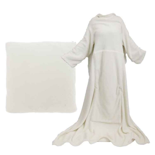 Unique Living plaid snuggle dove white -150x200cm 2995598 large