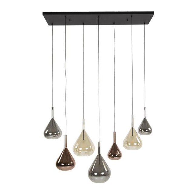 Hoyz hanglamp 4+3 wings mix glass - 2999905 large