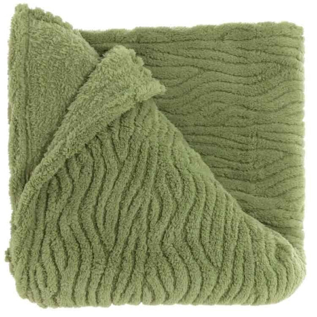 Unique Living plaid clio tea green -150x200cm 2995114 large