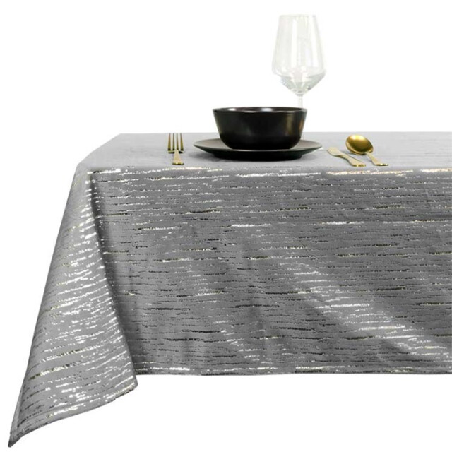 Unique Living | tafelkleed bobby 150x250cm dark grey 3014412 large
