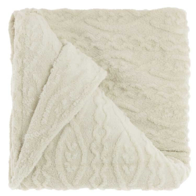 Unique Living plaid pleun dove white -150x200cm 2995303 large