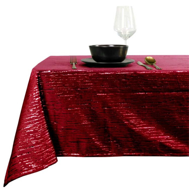 Unique Living | tafelkleed bobby 150x200cm red 3014409 large