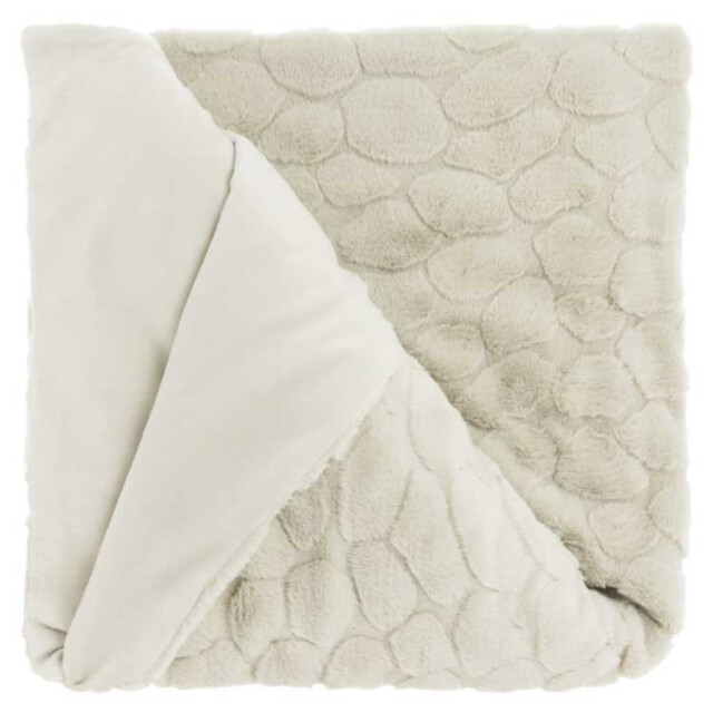 Unique Living plaid daaf dove white -150x200cm 2995138 large