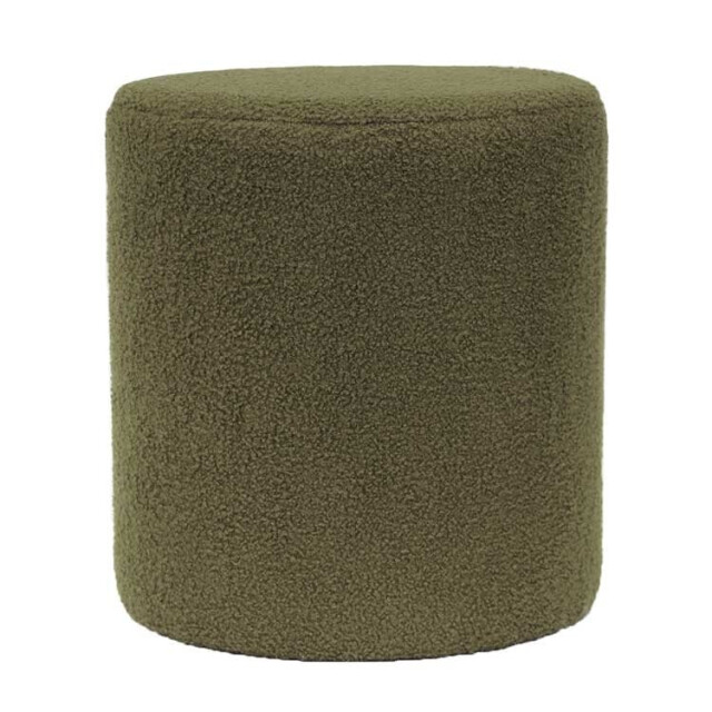 Unique Living poef teddy winter green -35x38cm 2995171 large