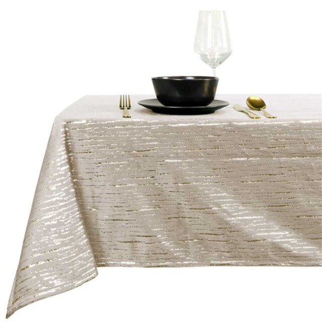Unique Living | tafelkleed bobby 150x200cm ivory 3014406 large