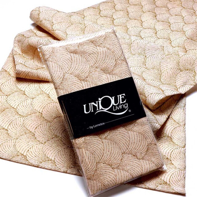 Unique Living | tafelloper linna 45x150cm gold 3014401 large