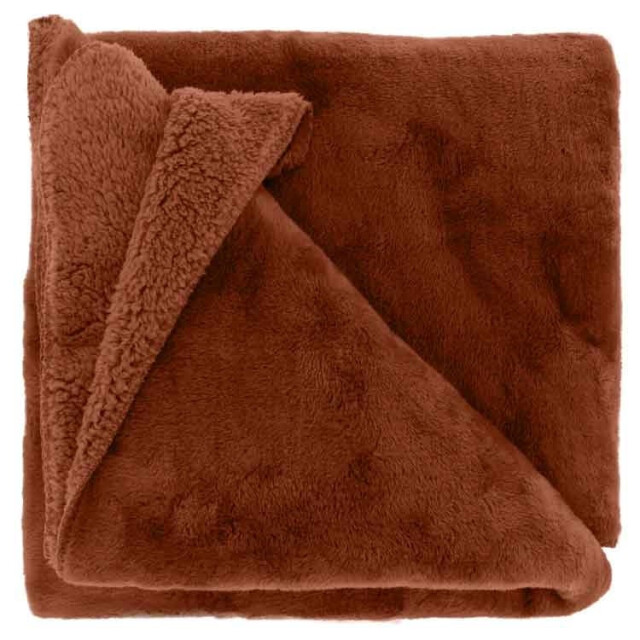 Unique Living plaid torvah marsala -150x200cm 2995062 large