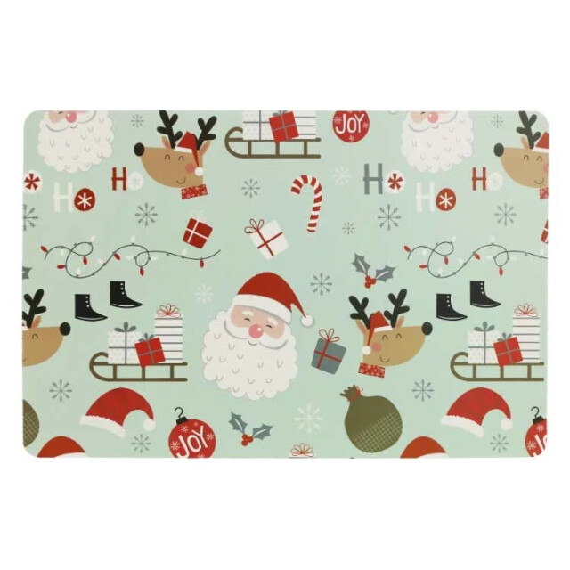 Unique Living placemats present green 43,5x28,5cm 3013936 large