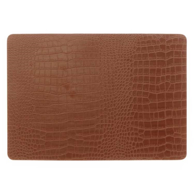 Unique Living placemat bodil 30x43cm leather brown 3014612 large
