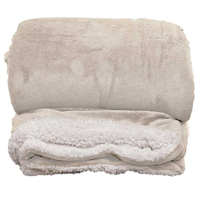Unique Living plaid lars chateau grey -220x240cm 2995566 large