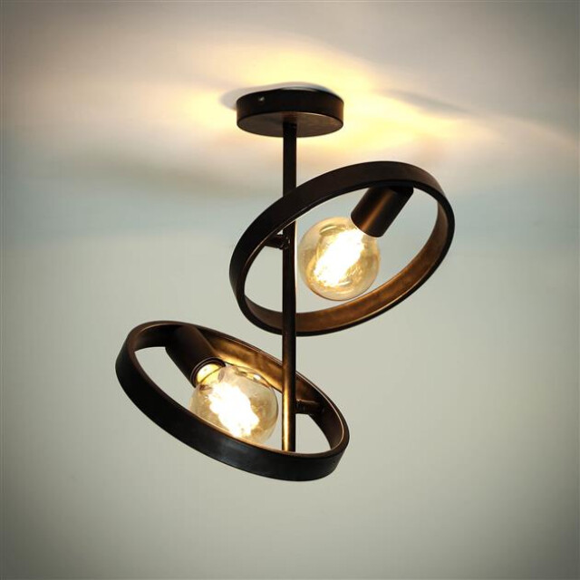 Hoyz plafondlamp 2l hover charcoal 3202709 large