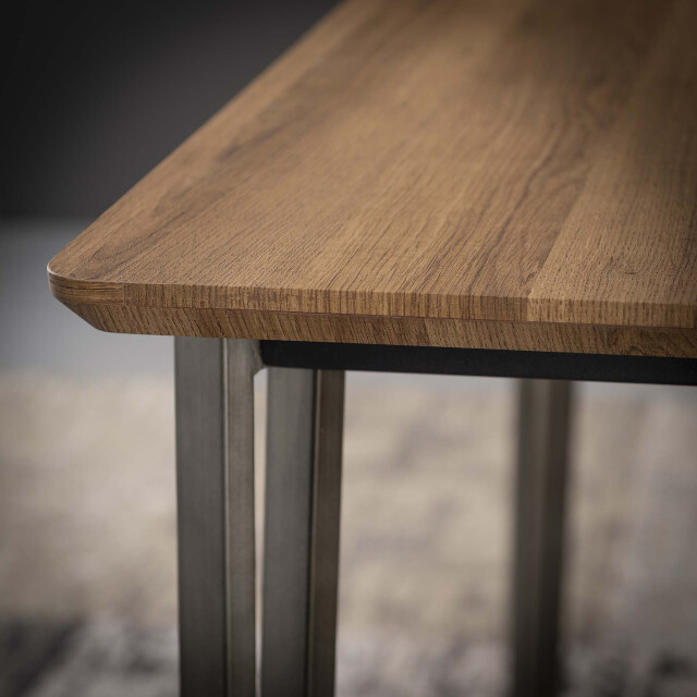 Hoyz Hoyz salontafel brown wash mdf blad met v-poot 120x60cm 3014448 large