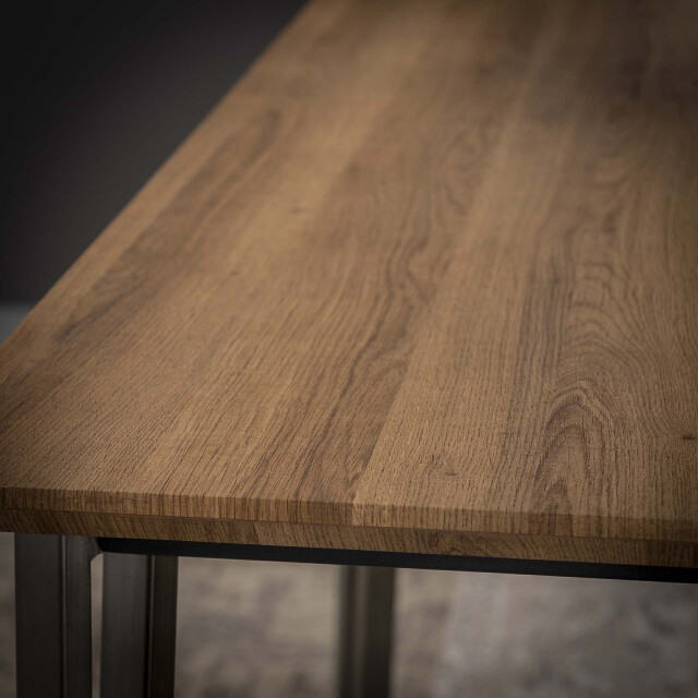 Hoyz Hoyz salontafel brown wash mdf blad met v-poot 120x60cm 3014448 large