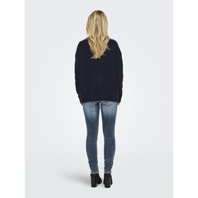 Only Onlklarisa life ls highneck bf knt navy 4219.37.0067 large