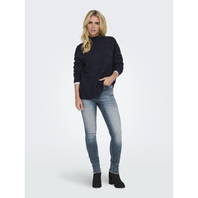 Only Onlklarisa life ls highneck bf knt navy 4219.37.0067 large