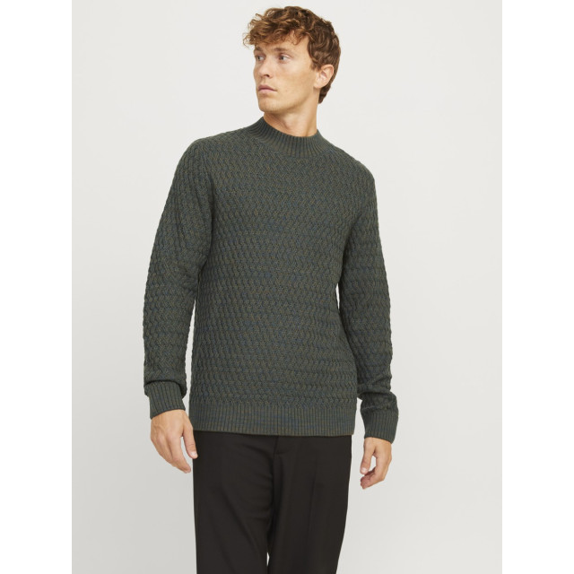 Jack & Jones Jprccziggi knit mock neck donker 5219.27.0026 large