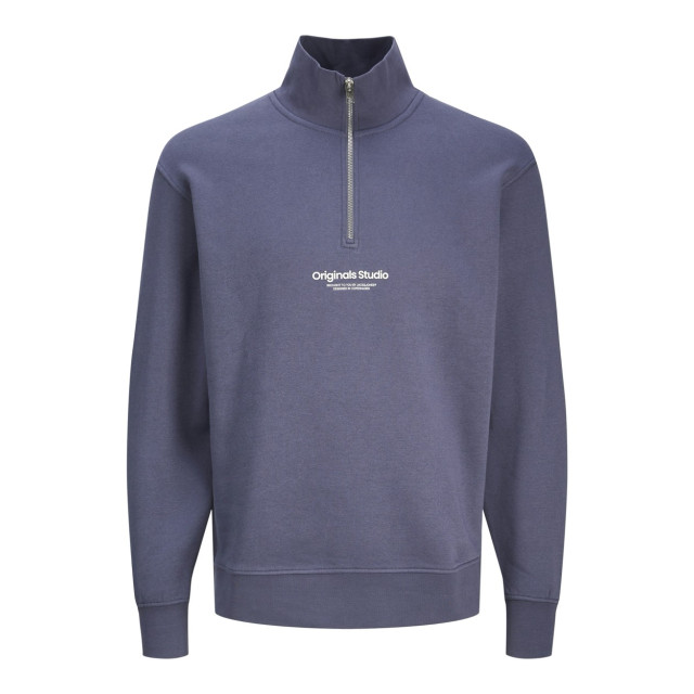 Jack & Jones Jorvesterbro sweat quarter zip hn n petrol 5209.36.0218 large