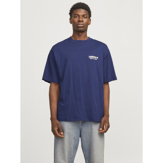 Jack & Jones Jorroxbury type tee ss crew neck navy 5339.37.0040 large