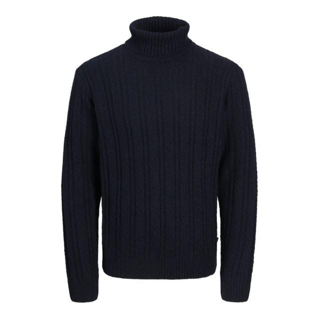 Jack & Jones Jprblatrent knit cable roll neck bf navy 5219.37.0289 large