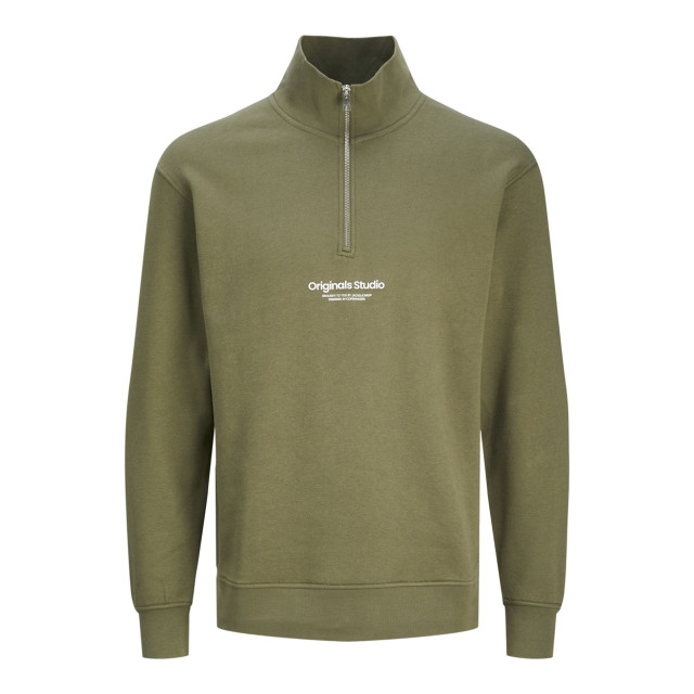 Jack & Jones Jorvesterbro sweat quarter zip hn n army 5209.26.0001 large