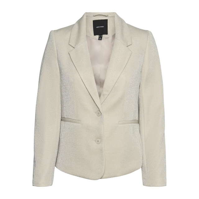 Vero Moda Vmshali ls fitted shiny blazer beige 4549.05.0004 large