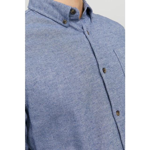 Jack & Jones Jjeclassic melange shirt ls sn blue denim 5309.35.0006 large