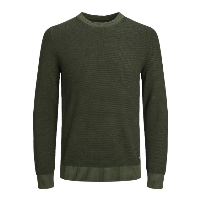 Jack & Jones Jjeglobe knit crew neck noos army 5219.26.0052 large