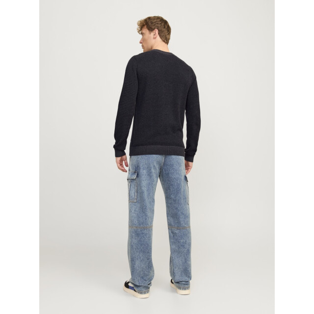 Jack & Jones Jjeglobe knit crew neck noos antraciet 5219.85.0002 large