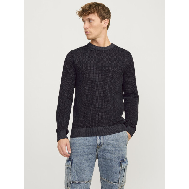 Jack & Jones Jjeglobe knit crew neck noos antraciet 5219.85.0002 large