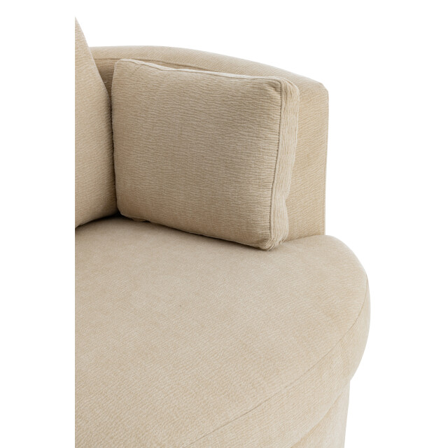 J-Line loungestoel swiv populierenhout/schuime 109x100x89cm 3002374 large