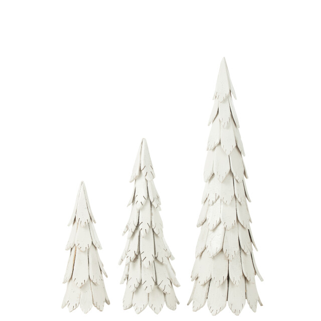 J-Line kerstboom stukken hout large 37x37x120cm 3009541 large