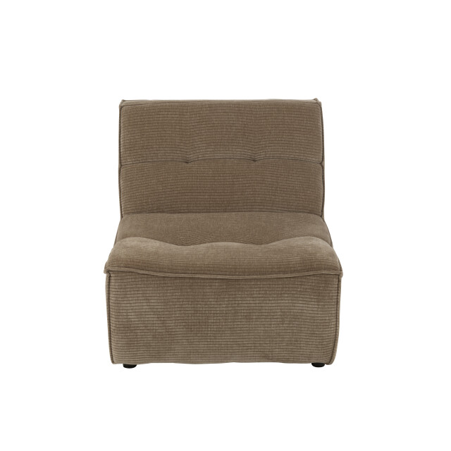 J-Line fauteuil grid populierenhout/schuim donker taupe 83x97x83cm 3002387 large