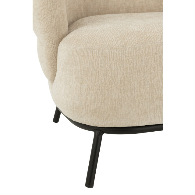 J-Line loungestoel mars populierenhout/schuim 84x82x76cm 3002372 large