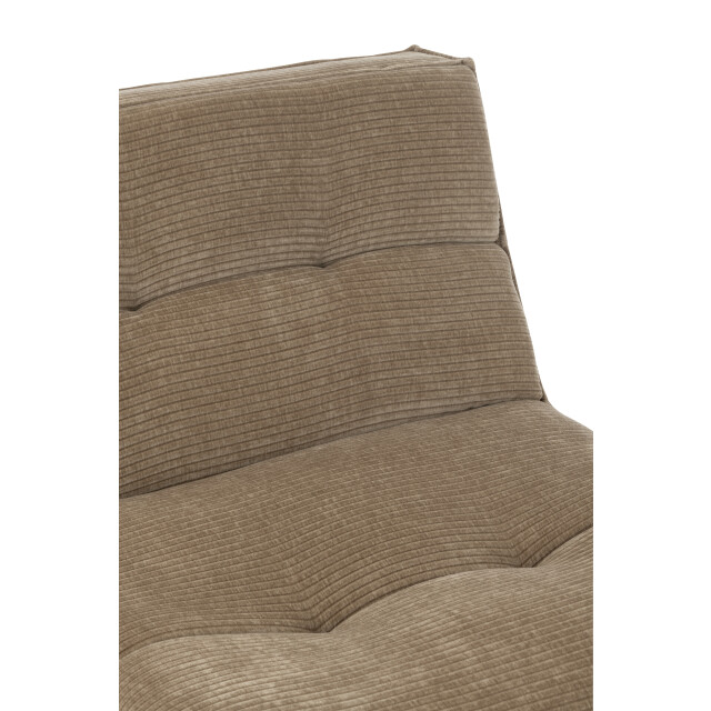 J-Line fauteuil grid populierenhout/schuim donker taupe 83x97x83cm 3002387 large