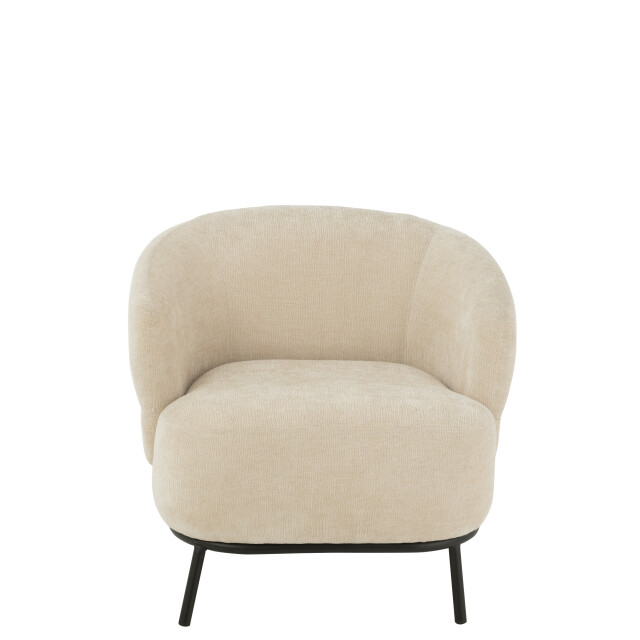 J-Line loungestoel mars populierenhout/schuim 84x82x76cm 3002372 large