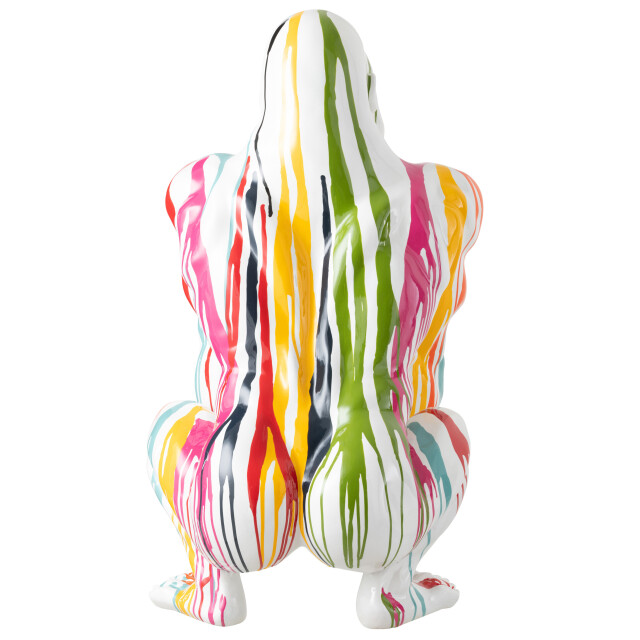 J-Line gorilla paint polyresine mix 50x47x80cm 3009190 large