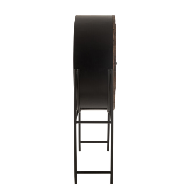 J-Line bar shanil gerecycleerd hout/mdf /zwart 105x38x160cm 3002329 large