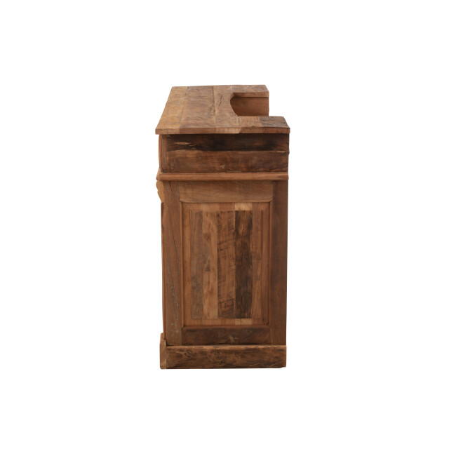J-Line bar 2 lades gerecycleerd hout 180x55x106cm 3002298 large