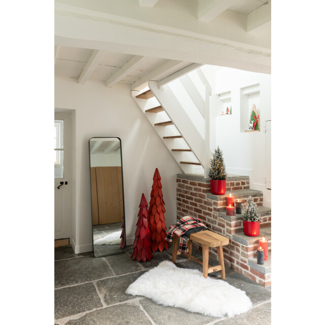 J-Line kerstboom stukken hout medium 28x28x80cm 3009551 large