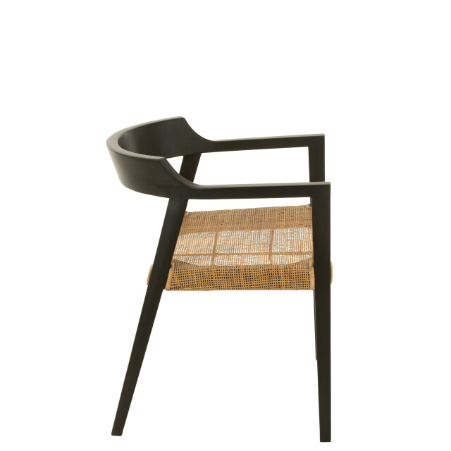 J-Line stoel emma teakhout /bruin 55x55x71cm 3002192 large