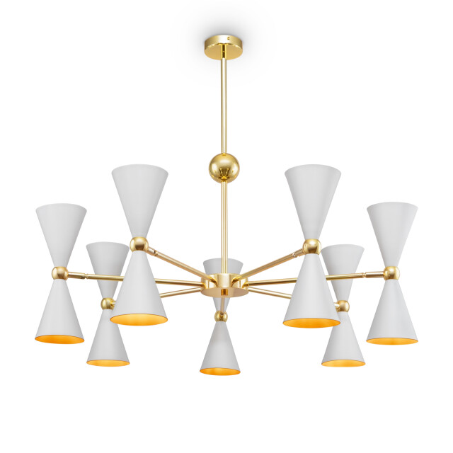 Maytoni hanglamp vesper met goud Ø91 2994565 large
