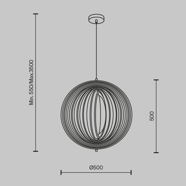 Maytoni hanglamp roots - Ø50 2994418 large