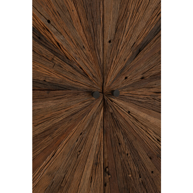 J-Line bar shanil gerecycleerd hout/mdf /zwart 105x38x160cm 3002329 large